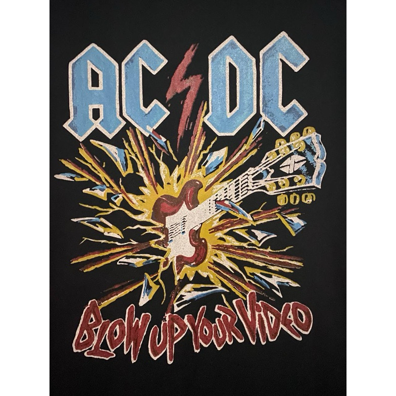 sweatshirt acdc band / crewneck acdc vtg