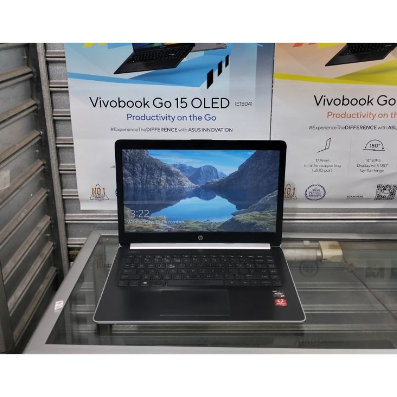 Hp 14cm0078au Ryzen 5-2500U Ram 8GB/SSD 128GB+HDD 1TB