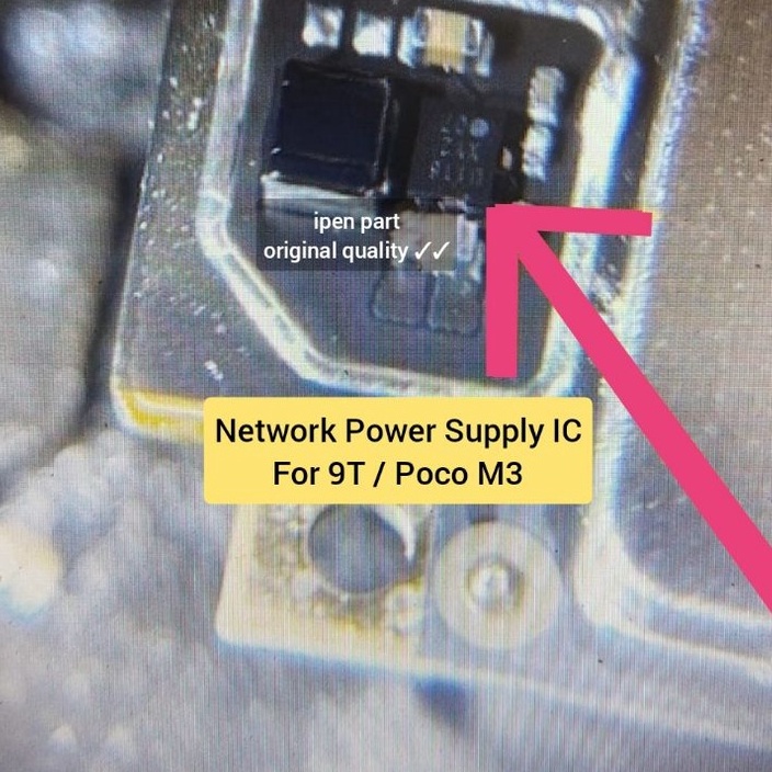 PJYN2367 Stok terbaru IC Power Supply Network Poco M3 9T QET4101 Original New Tested 4101 APT QET U1