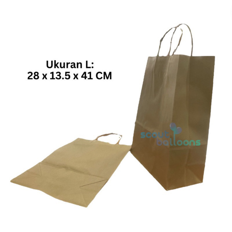 

Paper Bag A 30 x 10 x 40 cm / Tas Kertas / Tas Buket / Paper Bag untuk buket