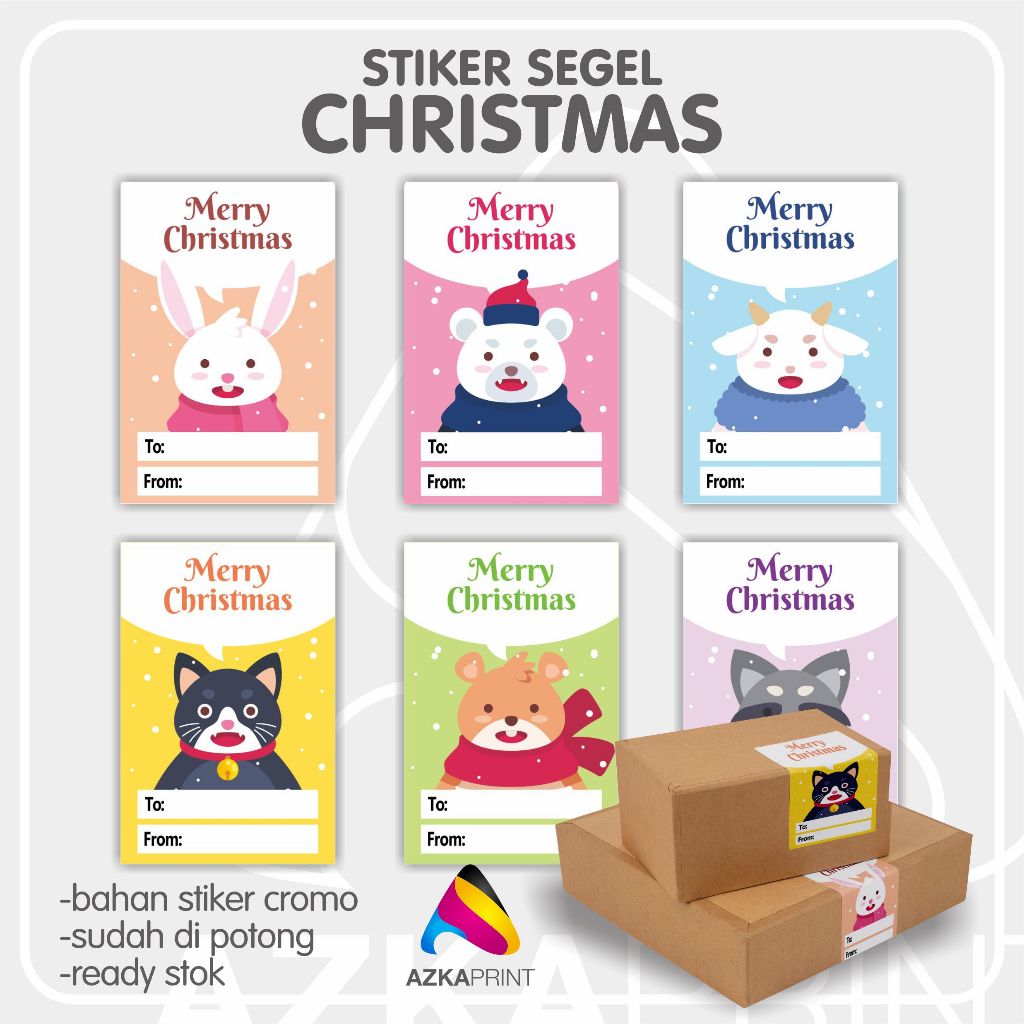 

[CROMO] Sticker Chritsmas - stiker segel natal - stiker hampers natal