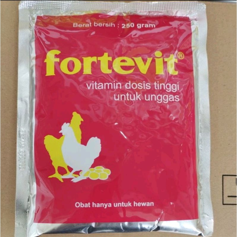 FORTEVIT 250 GRAM VITAMIN TERNAK DOSIS TINGGI
