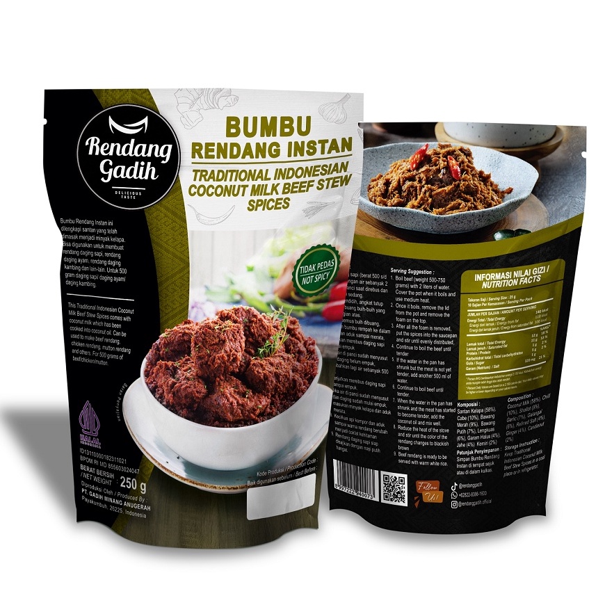 

RQLM8199 8.8 Bumbu Rendang Instan - Rendang Gadih