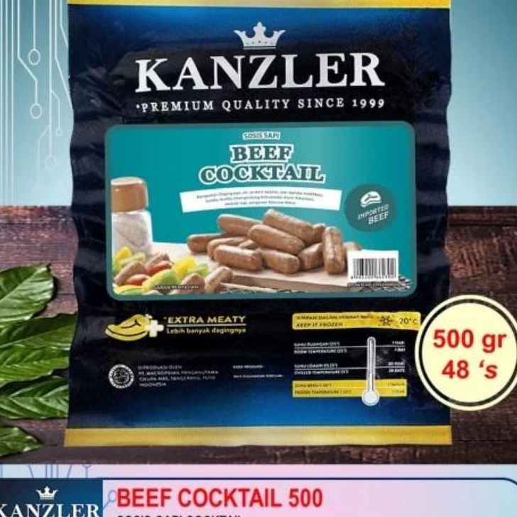 

GTYR2201 Terlaku.../ kanzler beef cocktail 500 Gram