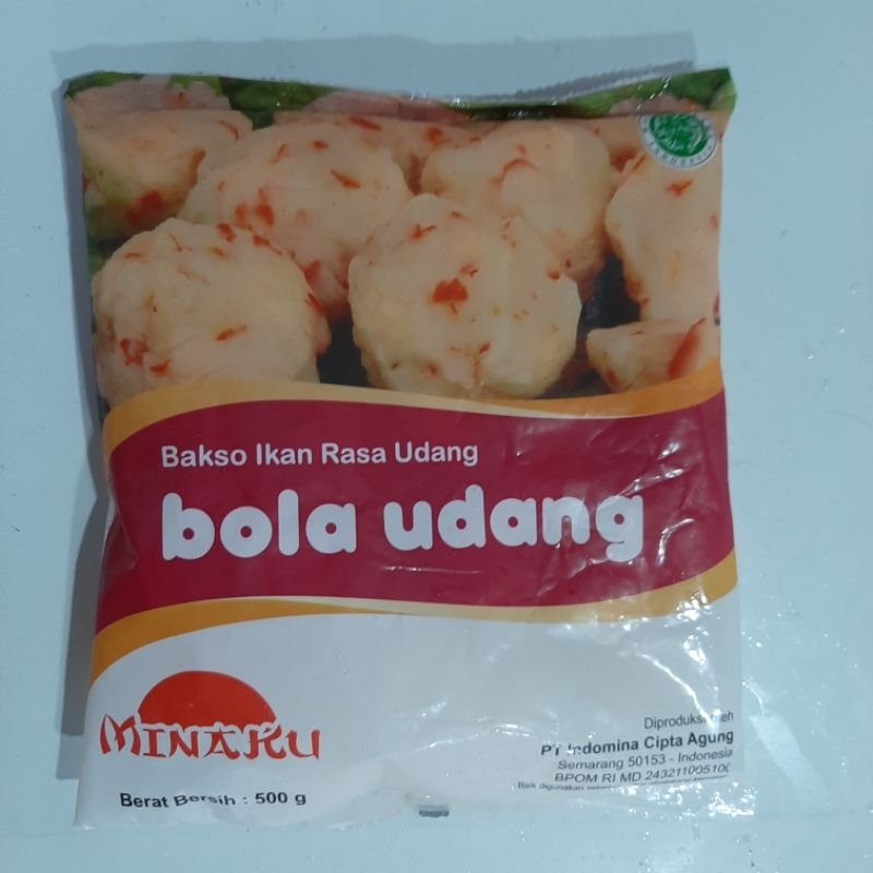 

minaku bola udang 500 gr