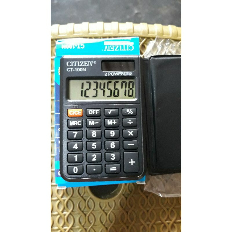 

Kalkulator Mini Citizen Ct100N 8Digit Calkulator Kecil