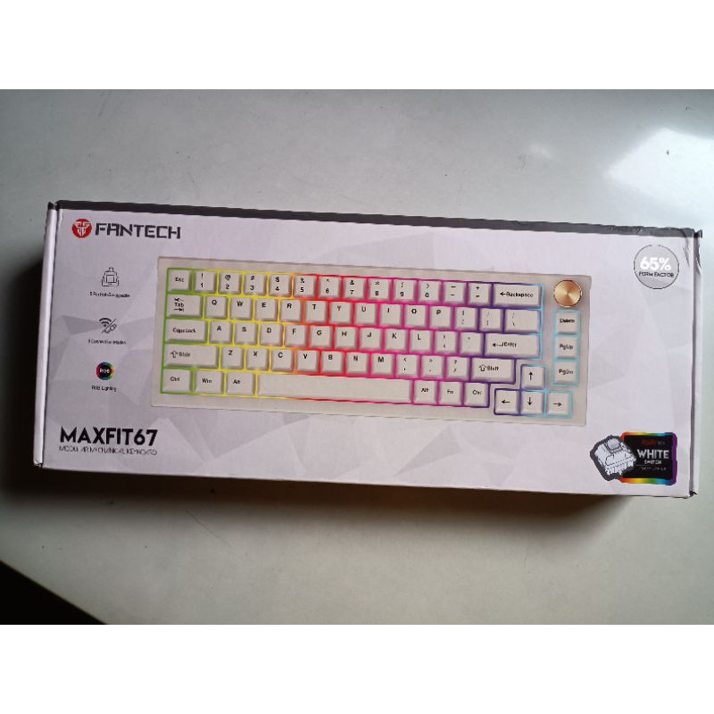 Keyboard Fantech Maxfit67 Wireless 100% New