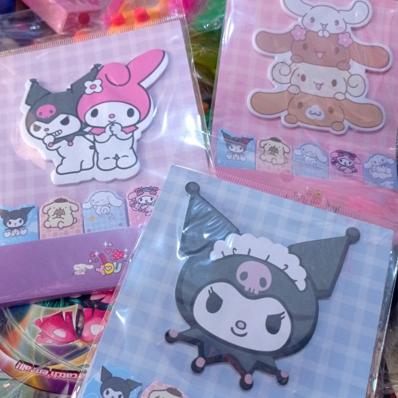 

Sticky Note Sanrio Memmo Tempel Kuromi Cinnamoroll