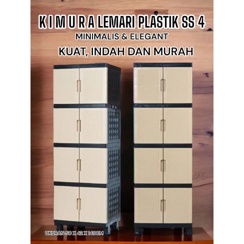 lemari kimura 4 susun prem