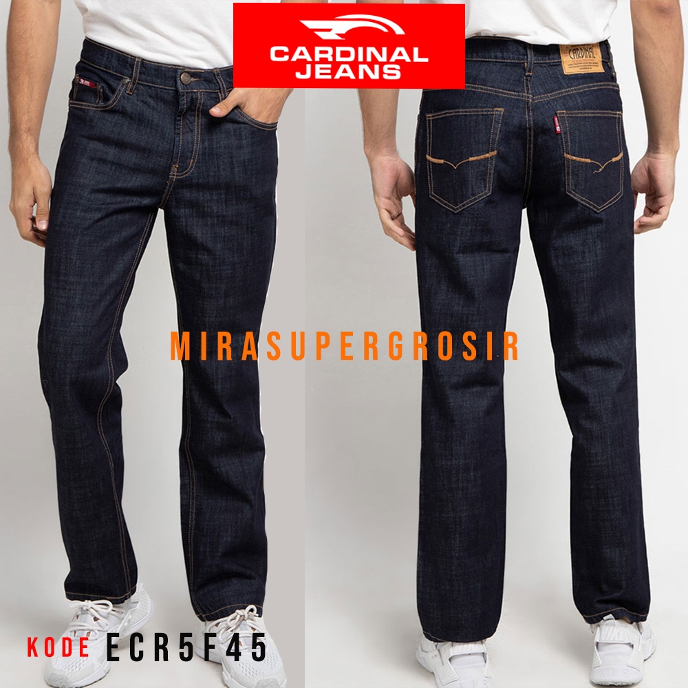 CARDINAL CELANA JEANS PANJANG PRIA REGULER CELANA PANJANG CARDINAL 100%ORIGINAL SIZE JUMBO 40,42,44,