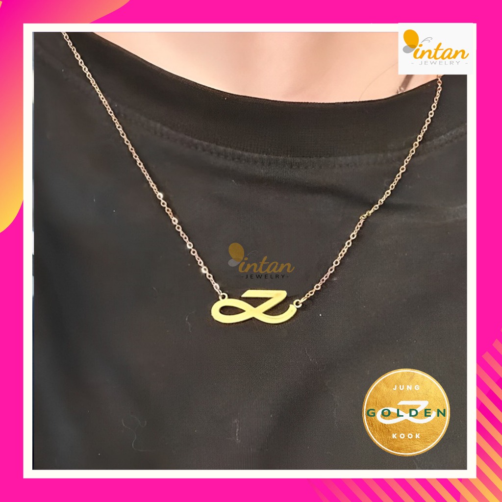 Kalung Jungkook Golden BTS Series II Titanium Jung Kook Custom Jeon Jeong-guk Album Golden Solo Tita