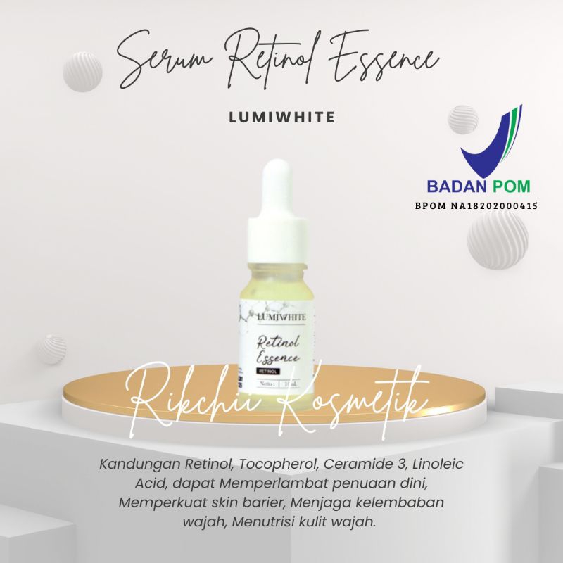 SERUM RETINOL ESSENCE LUMIWHITE 100% ORIGINAL BPOM / Serum Retinol Lumiwhite
