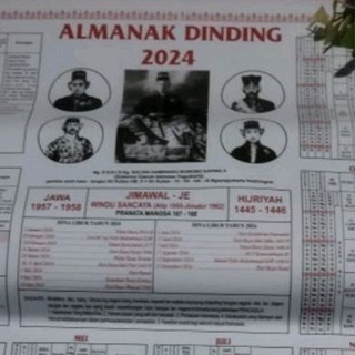 

Stock Banyak QMA0P KALENDER ALMANAK DINDING 2024 KALENDER JAWA Bestseller
