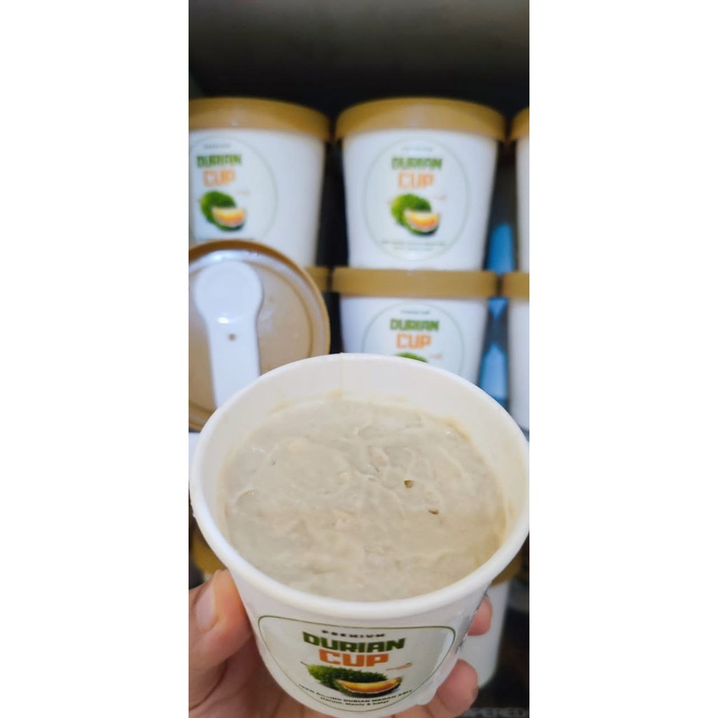 

Durian cup medan asli tanpa campuran 100% frozen food mutifood