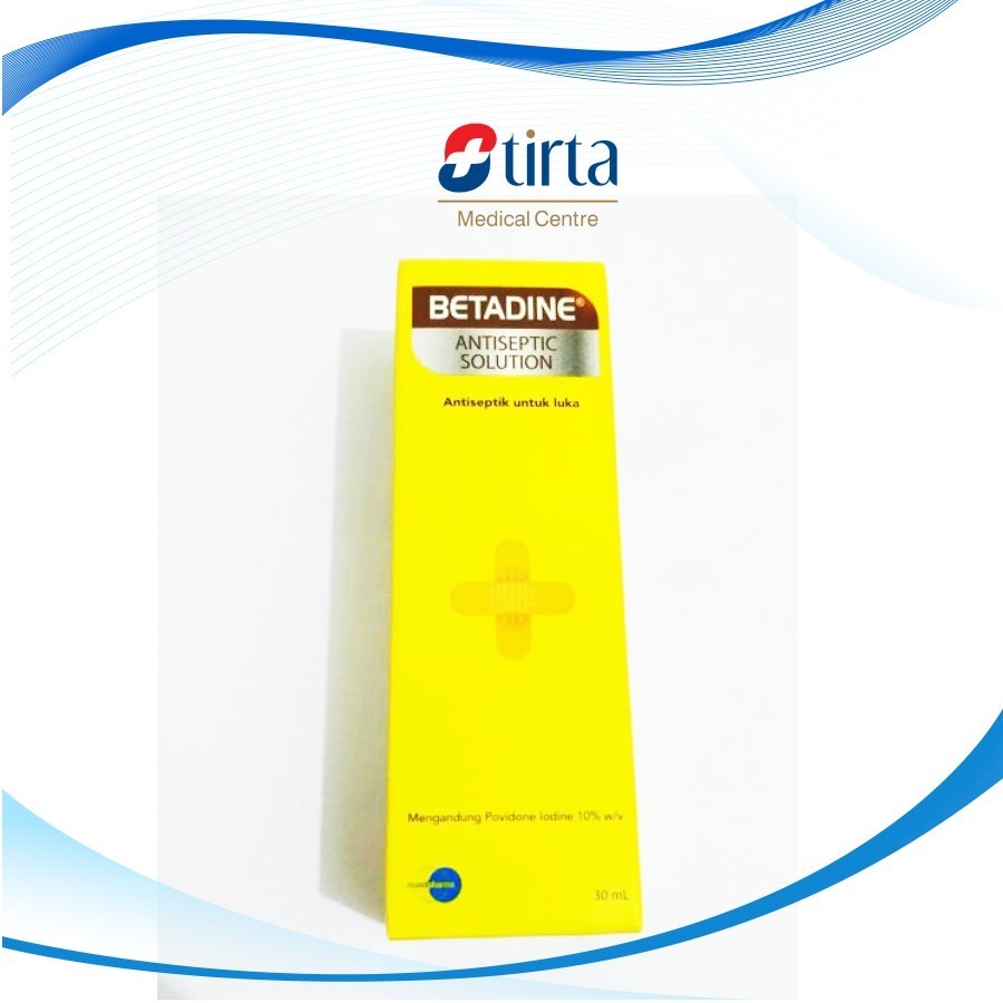 Betadine Solution 30 ml - Obat Luka Luar Pada Kulit