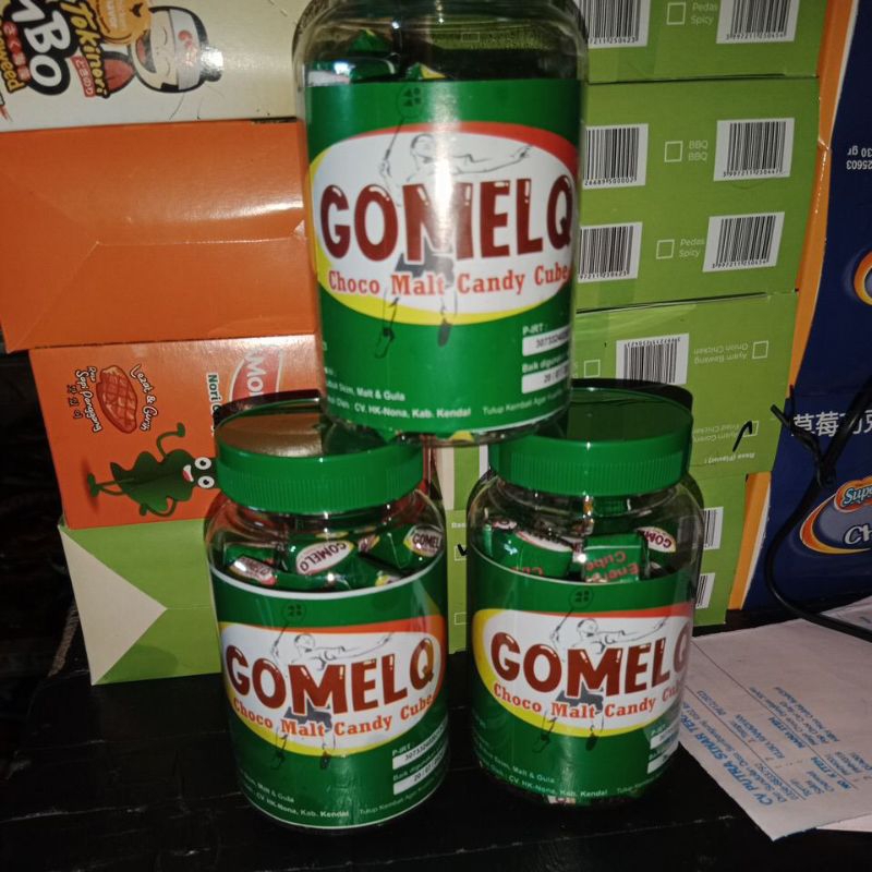

Gomelq choco malt candy cube