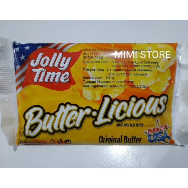 

[☛L20➢] POP CORN JOLLY TIME BUTTER LICIOUS Sale of Day