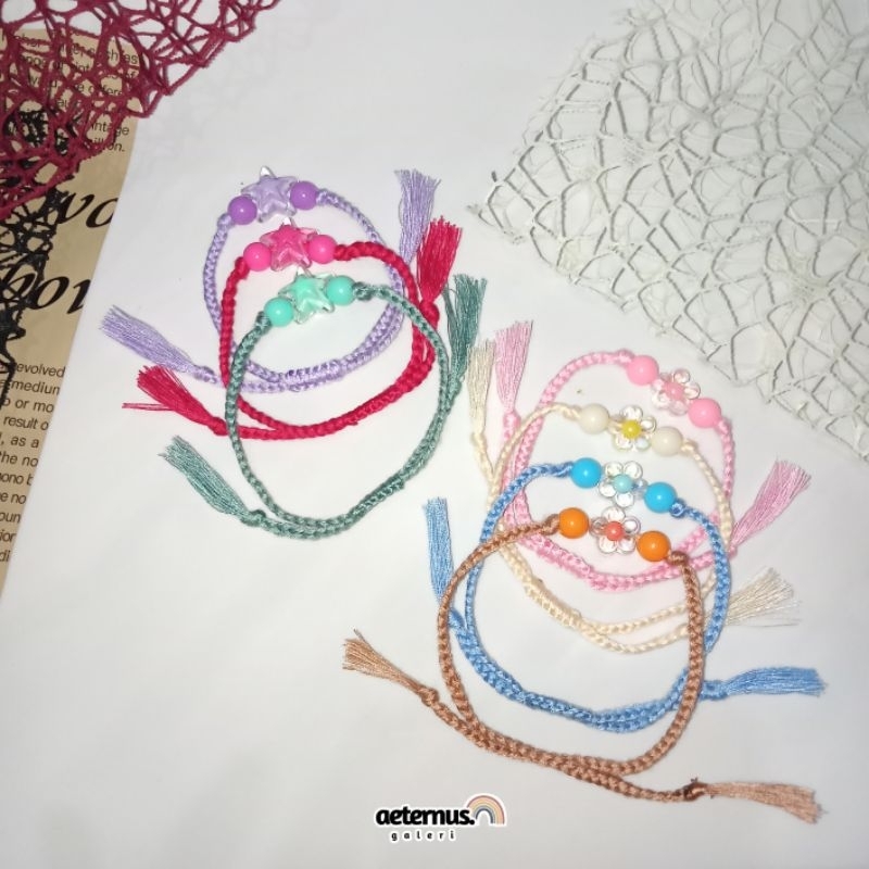 Gelang kepang aesthetic Gelang Persahabatan Gelang couple murah