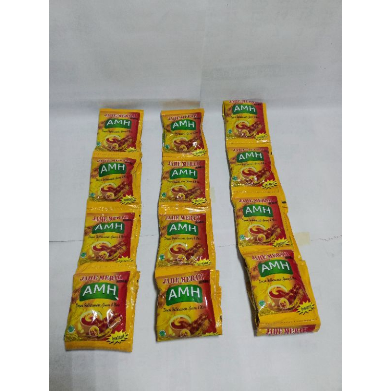 

Jahe merah super AMH BPOM original 1renceng/10 pcs