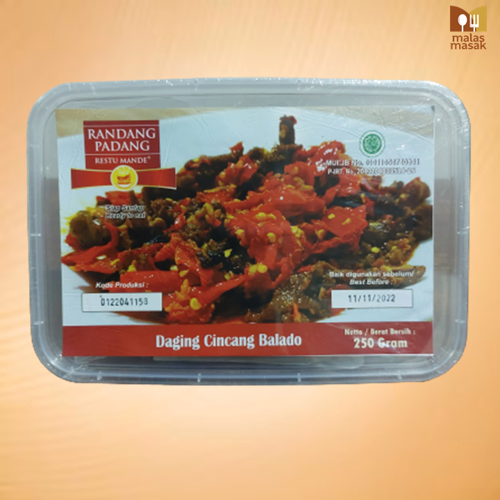 

Daging Cincang Balado Restu Mande 250 Gram