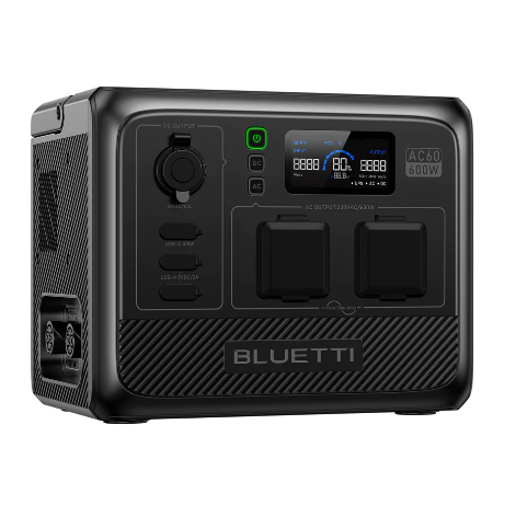 BLUETTI AC60, PORTABLE POWER STATION, 600W 403Wh