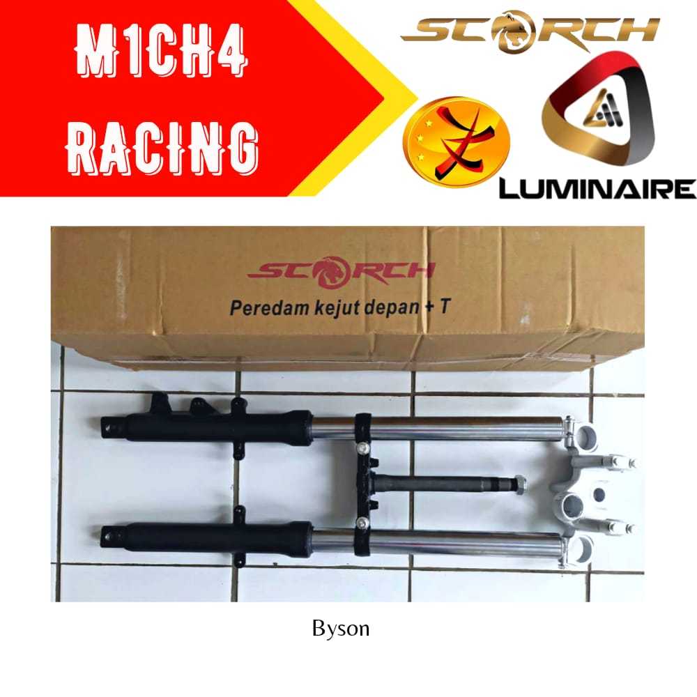 SHOCK ASSY DEPAN + T BYSON SCORCH