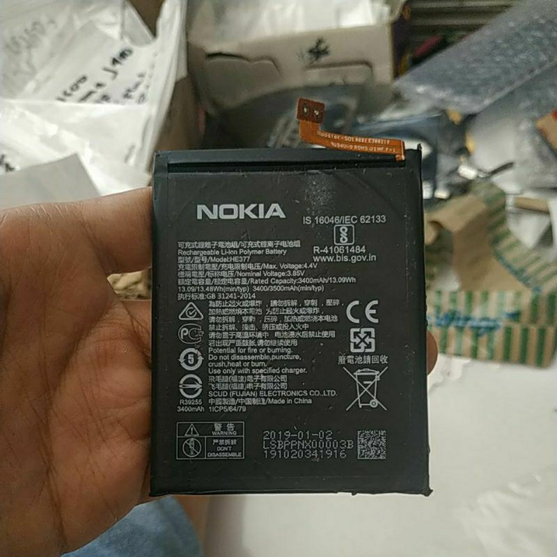 BATERAI BEKAS NOKIA 3.1 PLUS HE377