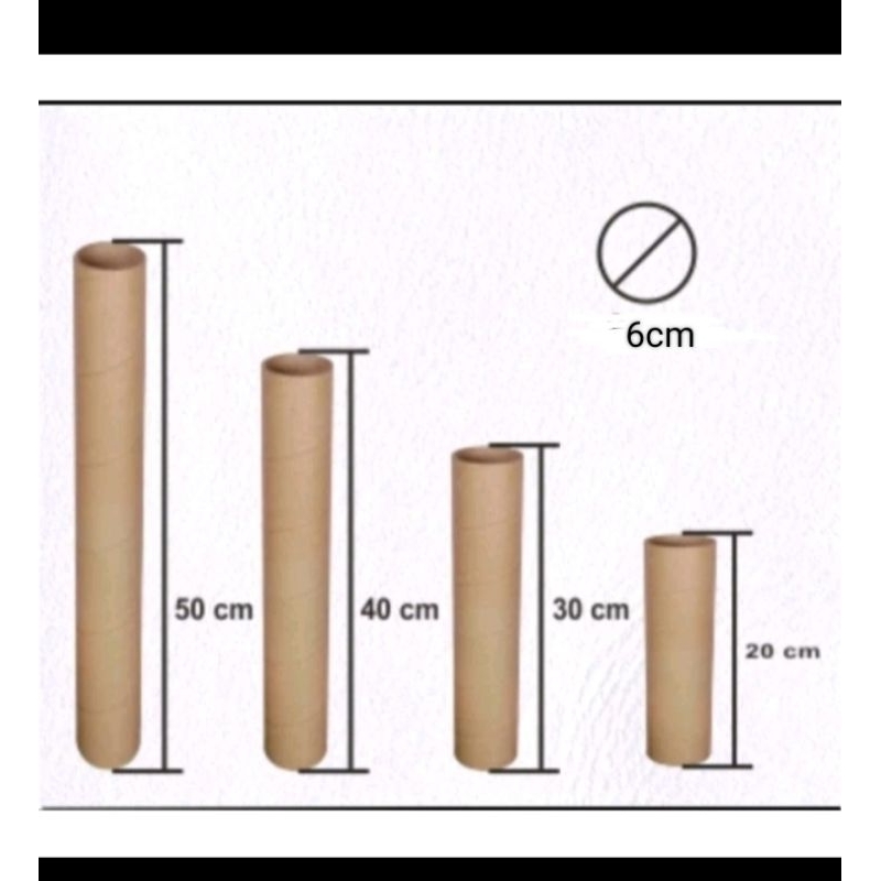 Paper Tube Selongsong Tabung Packing