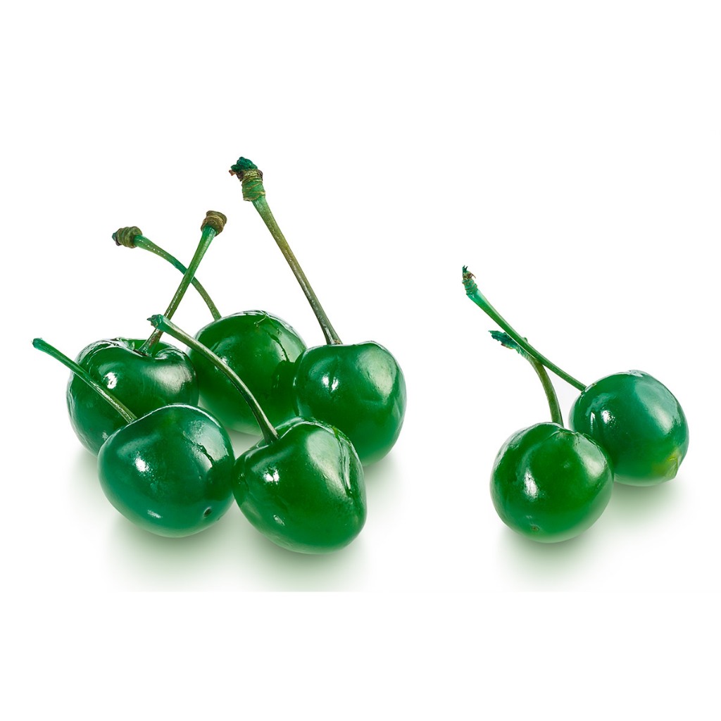 

Green Maraschino Cherries With Stem/ Cherries Tangkai 5,7 kg (Merek Lazaya) - Hijau