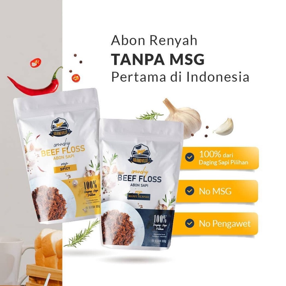 

B33st Product Abon Grandville abon Grand ville abon mpasi sapi ayam Diminati