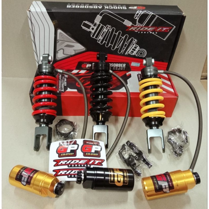 MONOSHOCK SHOCK BELAKANG RIDE IT GP103 TABUNG PISAH VIXION OLD VIXION NEW R15 V2/V3/V4 XABRE MT15