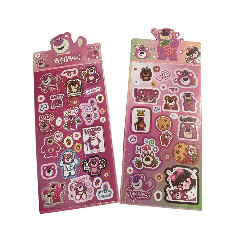 

QUEEN-Sticker Lotso Gliter Import 1pack