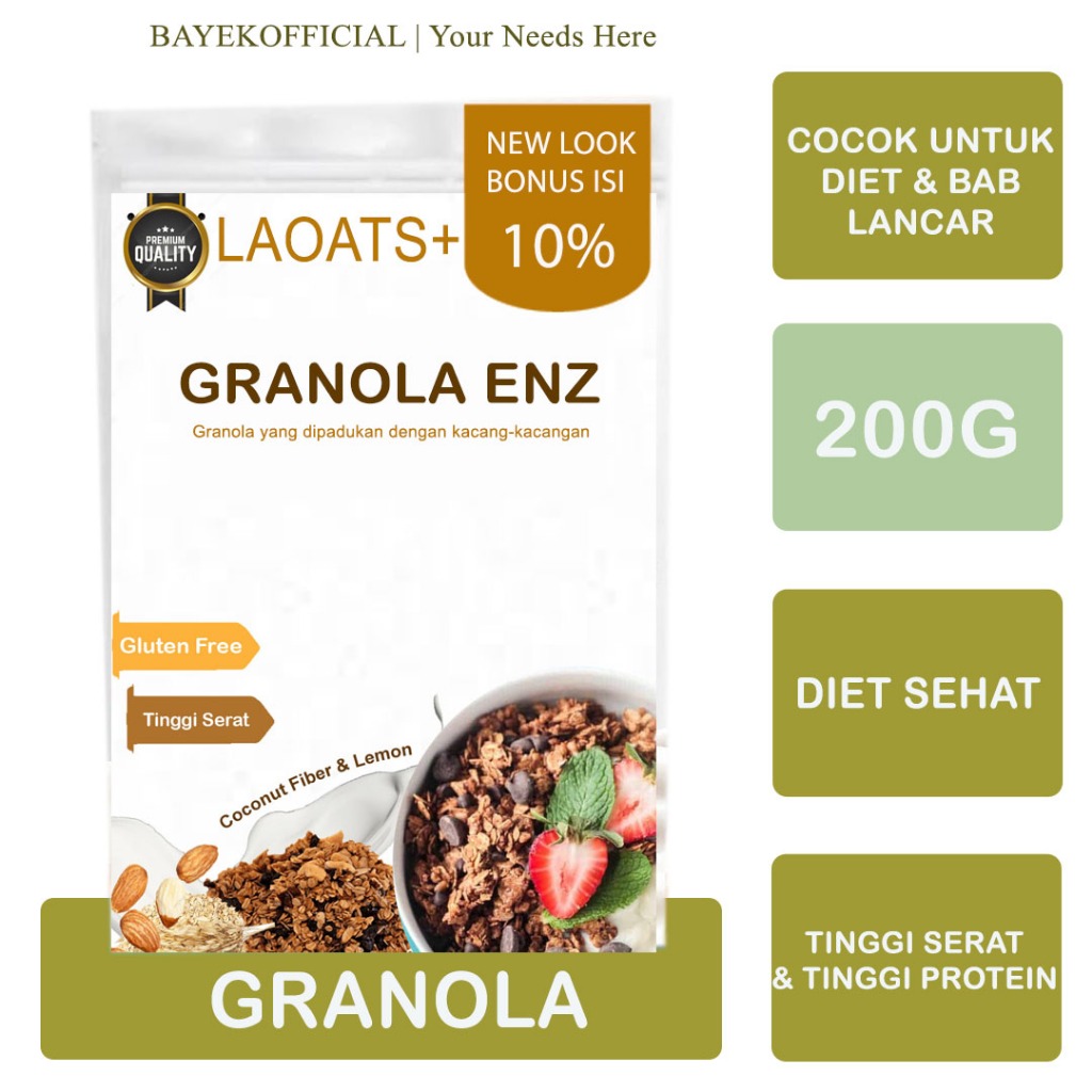 

Granola Bites Minuman Diet Susu Penurun Berat Badan Meal Replacememt Granila Bites Laoats