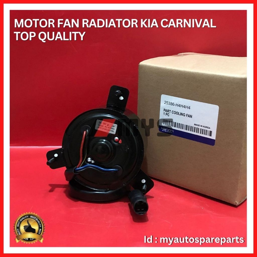 MOTOR FAN RADIATOR AC Mobil KIA Carnival ASLI
