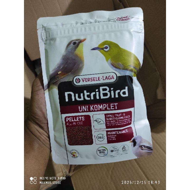 Nutribird uni 250gr Nutribird uni saset nutribird 1kg nutribird kaleng nutribird pakan burung pleci 