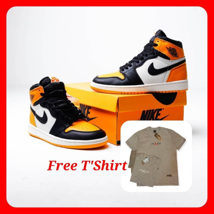 Sneakers Air Jordan 1 Retro High OG Yellow Toe Taxi Original 100% BNIB