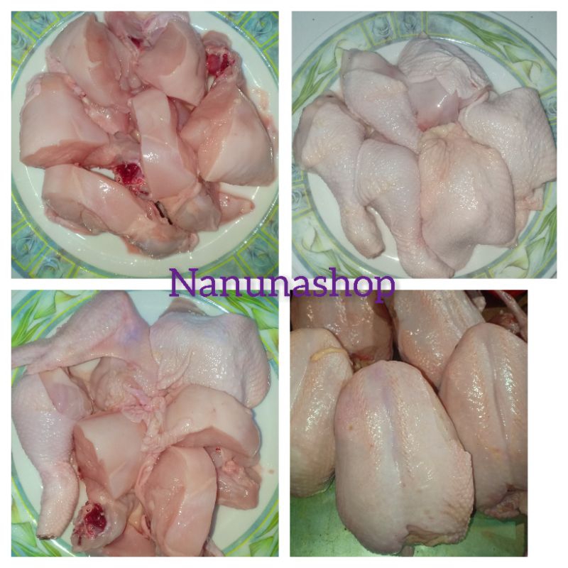 

Ayam broiler besar fresh 1kg dan 500gr