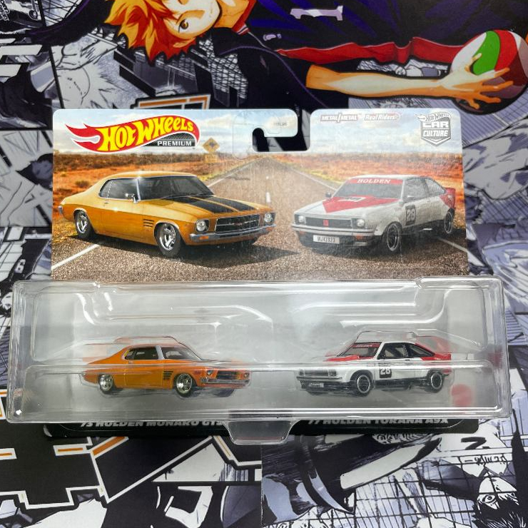 Hot Wheels Two Pack Holden Monaro GTS & Holden Torana A9X Premium Twin Pack