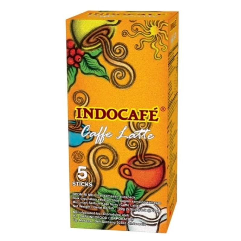 

Indocafe Coffee Latte isi 5 stick