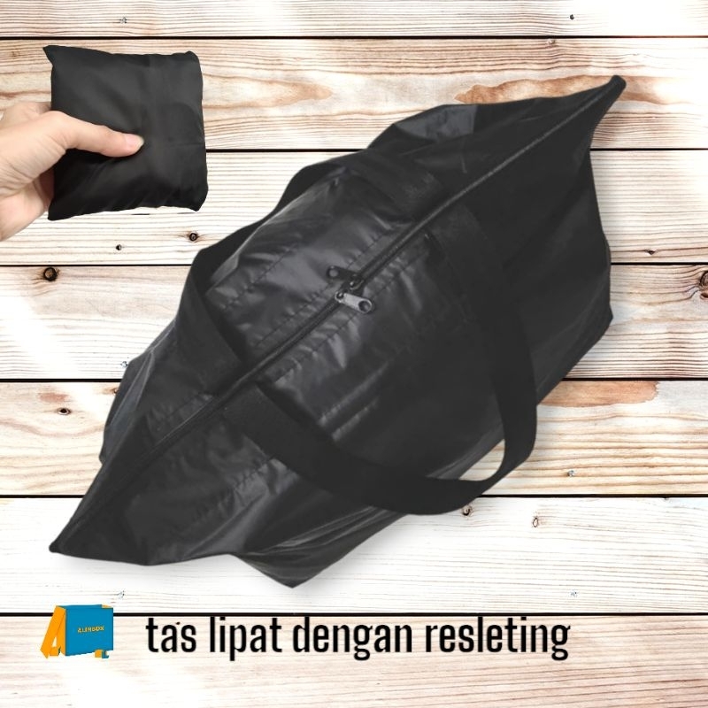 tas lipat  jumbo resleting/ tas belanja/shopping bag