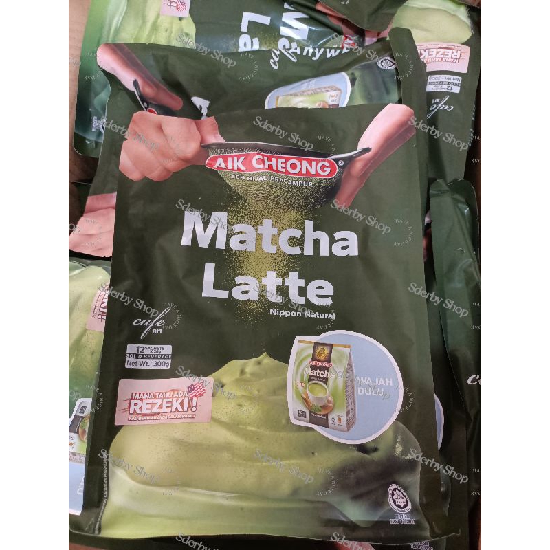 

RB22 Aik Cheong Teh Tarik Matcha Machiato Cappucino Pack isi 12 sachet