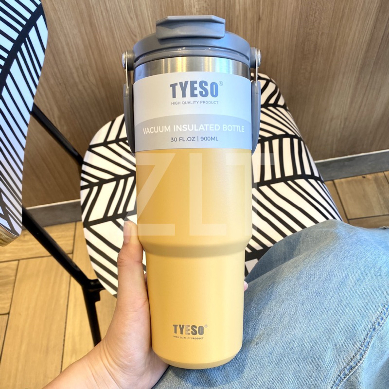 900ml Botol Minum Tyeso Stainless Estetik Tumbler Tyeso Termos Tyeso Kopi Teh Jus