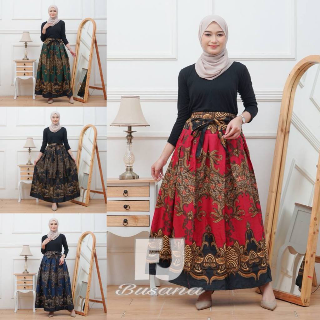 ROK BATIK MODERN / ROK BATIK PANJANG / BAWAHAN BATIK