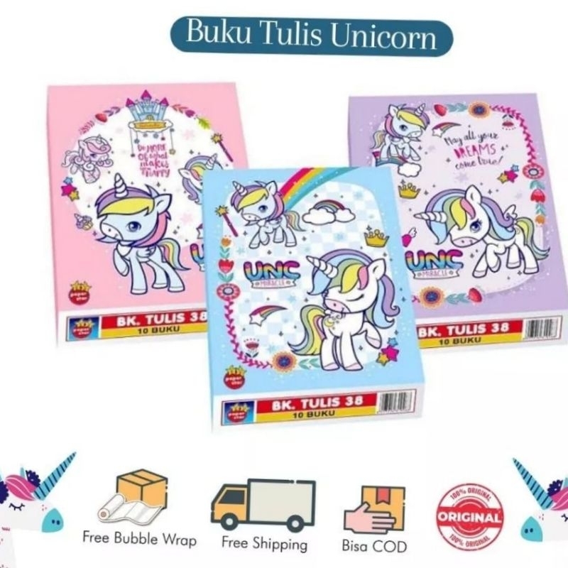 

1 Pack isi 10 BUKU TULIS 38 lembar tebal