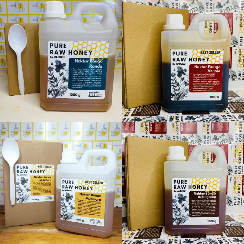 

raw honey 1kg madu murni