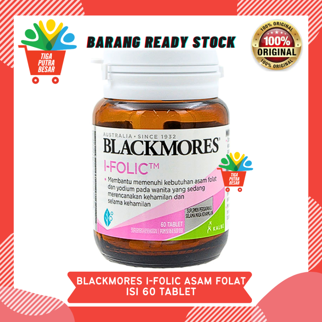 BLACKMORES I-FOLIC 60 TABLET / SUPLEMEN KESEHATAN PROMIL