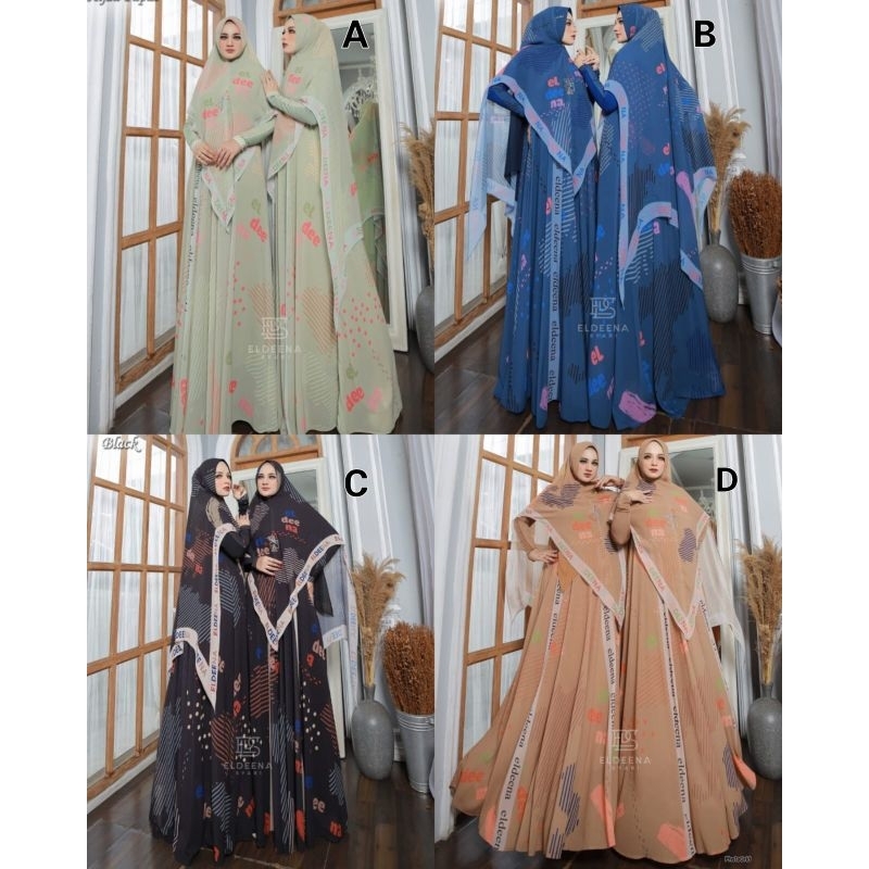 LALUNA SERIES BY ELDEENA / GAMIS SYARI ELDEENA