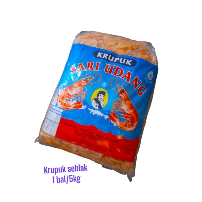 

Dacil krupuk Mentah Rasa Udang Cocok Untuk seblak Berat 5 Kg/1 bal