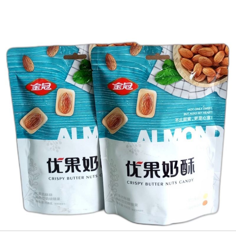 

permen Almond crispy