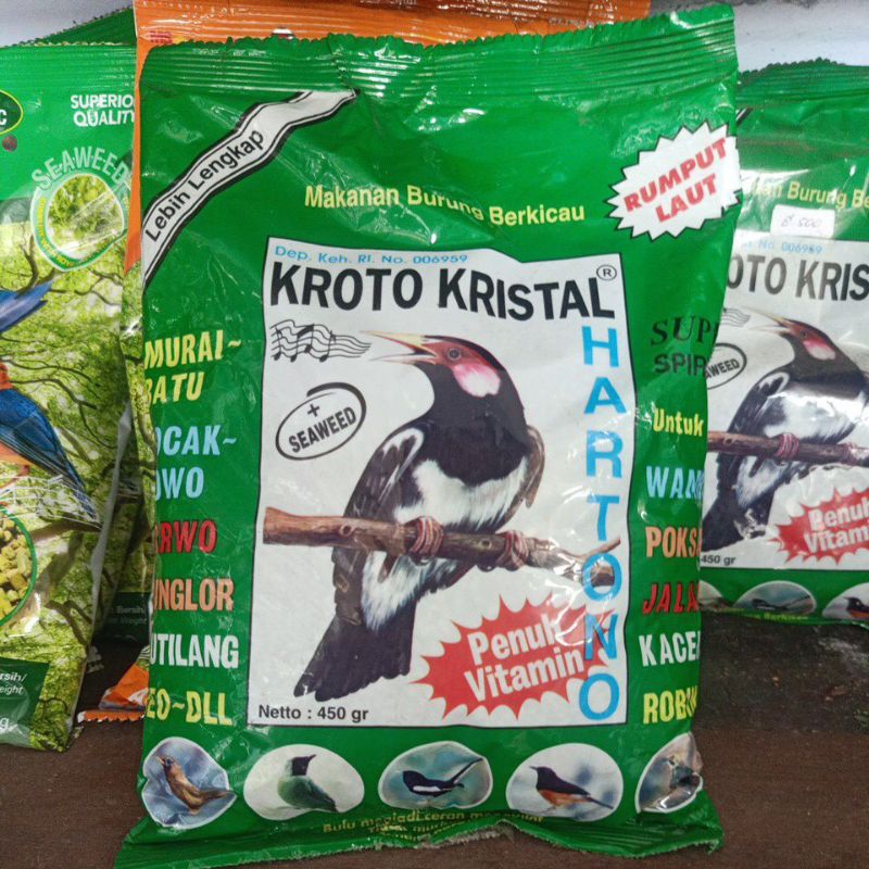 Pakan Burung Kroto Kristal